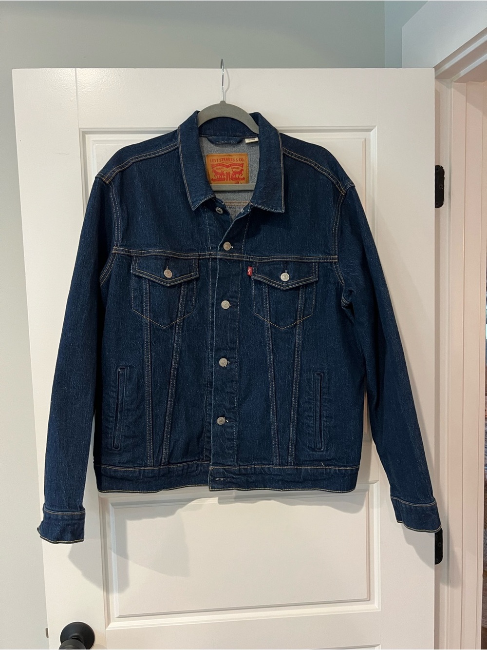 Levi's Dark Blue Denim Trucker Jacket